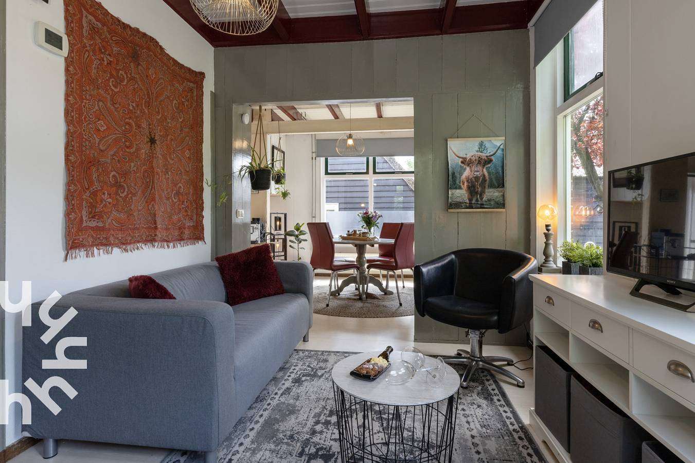 Geräumige 4-5-Personen-Ferienwohnung mit Infrarotsauna im Zentrum von Giethoorn in Giethoorn, Nationalpark Weerribben-Wieden