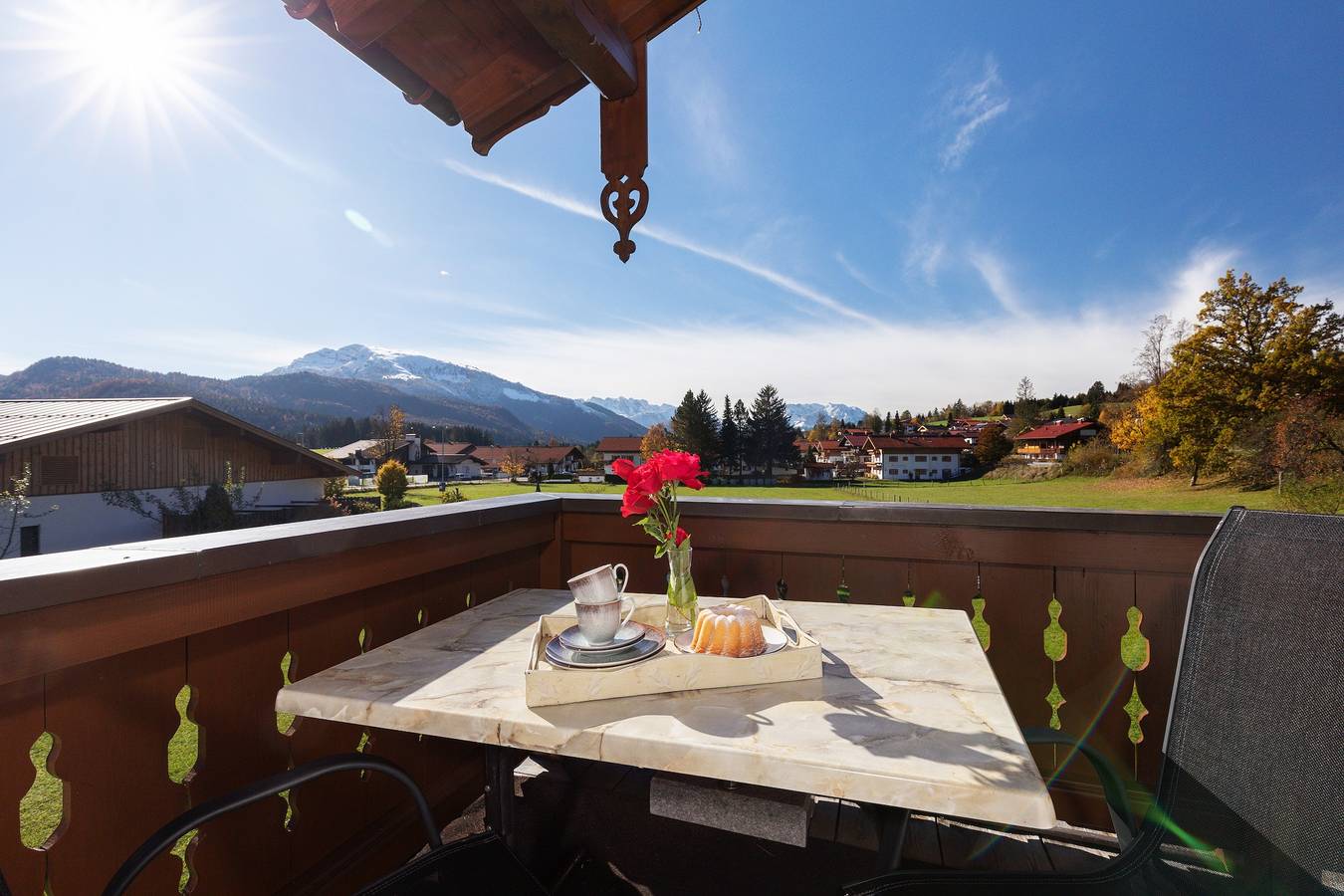 Apartamento vacacional entero, Landhaus Andrea - One-room holiday flat 42sqm, shower/Wc, kitchen, balcony in Reit im Winkl, Alpes Bávaros