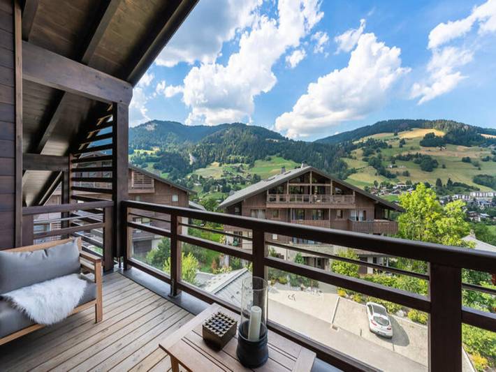 Location de vacances pour 10 personnes, avec balcon et piscine, animaux acceptés à Megève