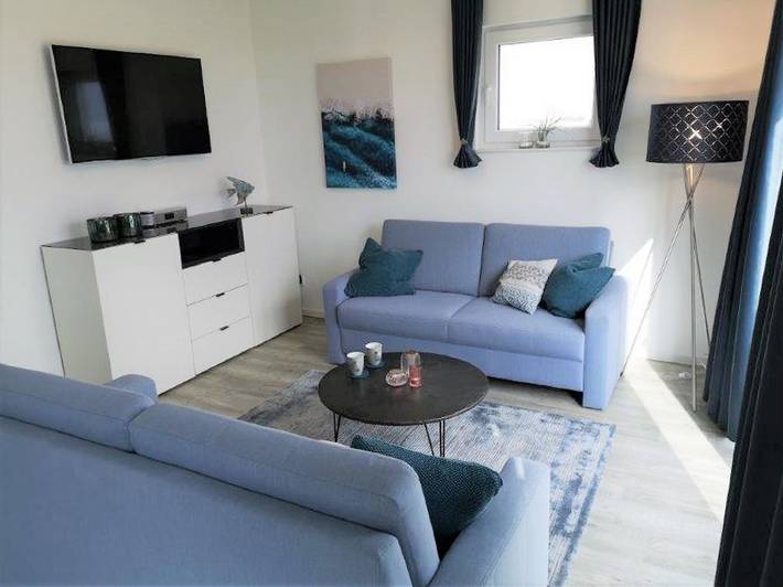 Ferienwohnung für 2 Personen, mit Seeblick und Ausblick sowie Terrasse in Schillig - 4