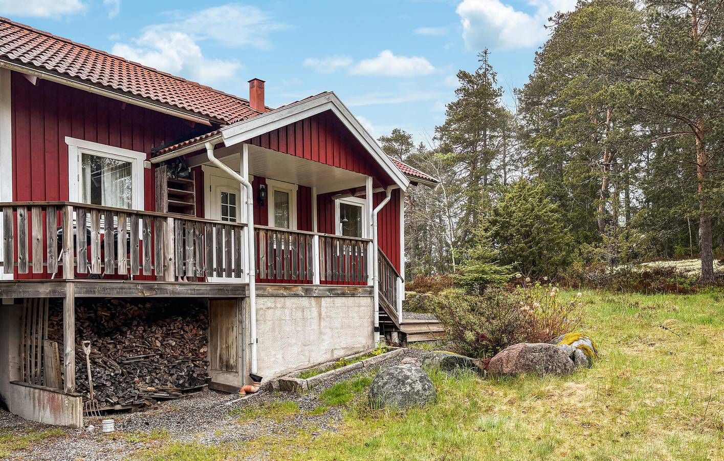 Hus för 6 Personer, med trädgård