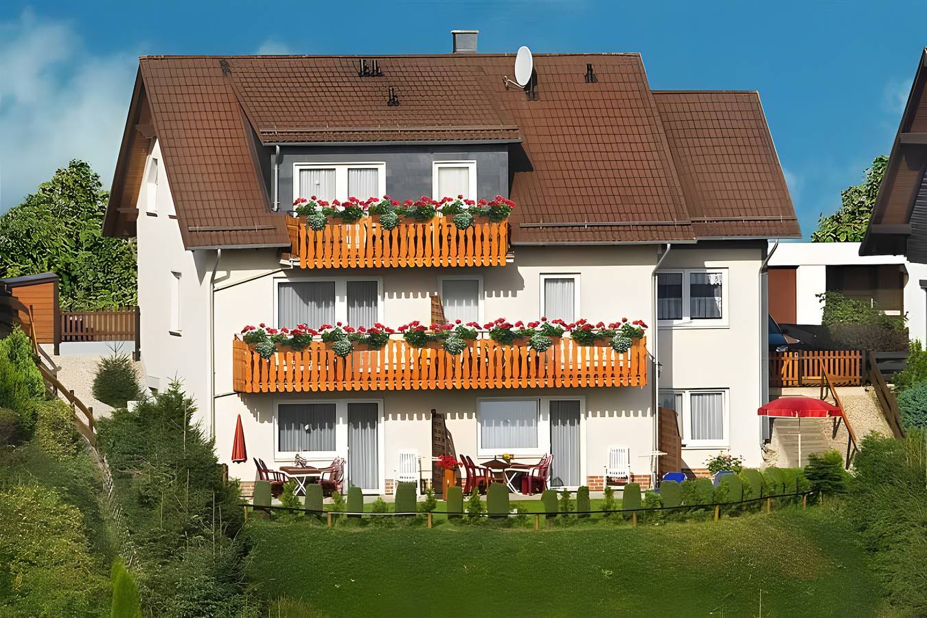 Appartamento intero, Appartamento 'Haus Nietmann 1' con vista sulle montagne, terrazza privata e Wi-Fi in Altenau, Harzvorland