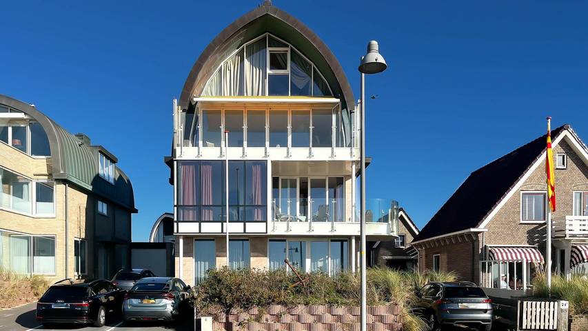 Ferienhaus mit Meerblick für 5 Personen, mit Balkon/Terrasse und Terrasse in Egmond