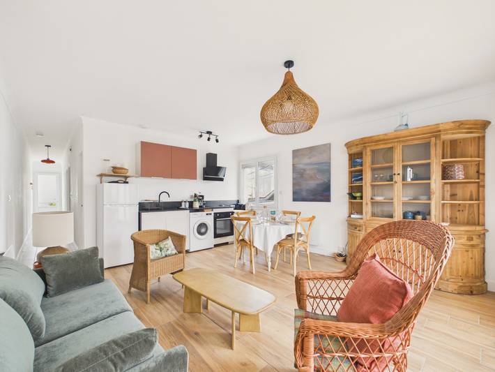 Gîte pour 4 personnes, avec balcon dans Plage du Boisvinet