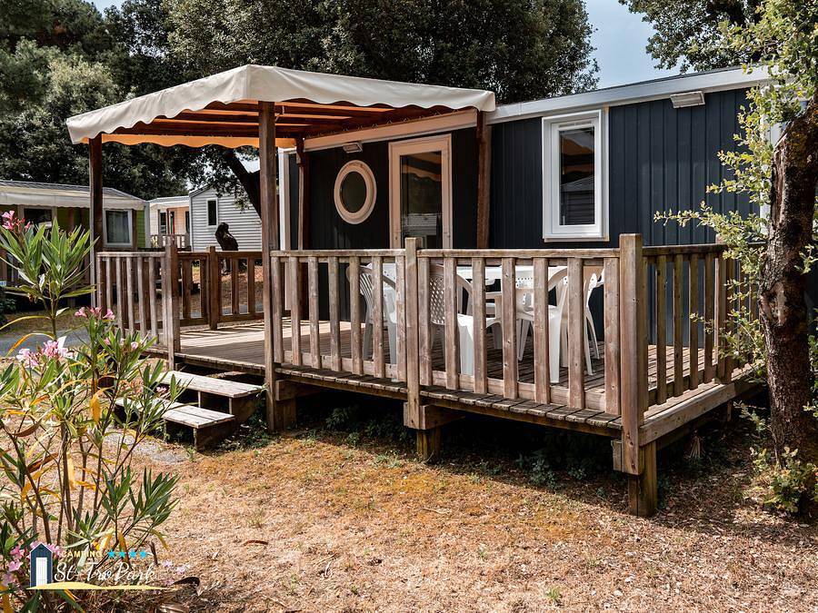 Camping Oléron Saint Tro'Park - Mobilheim 6 personen - Confort Plus 27 m² in Saint-Trojan-les-Bains, Côte de Beauté