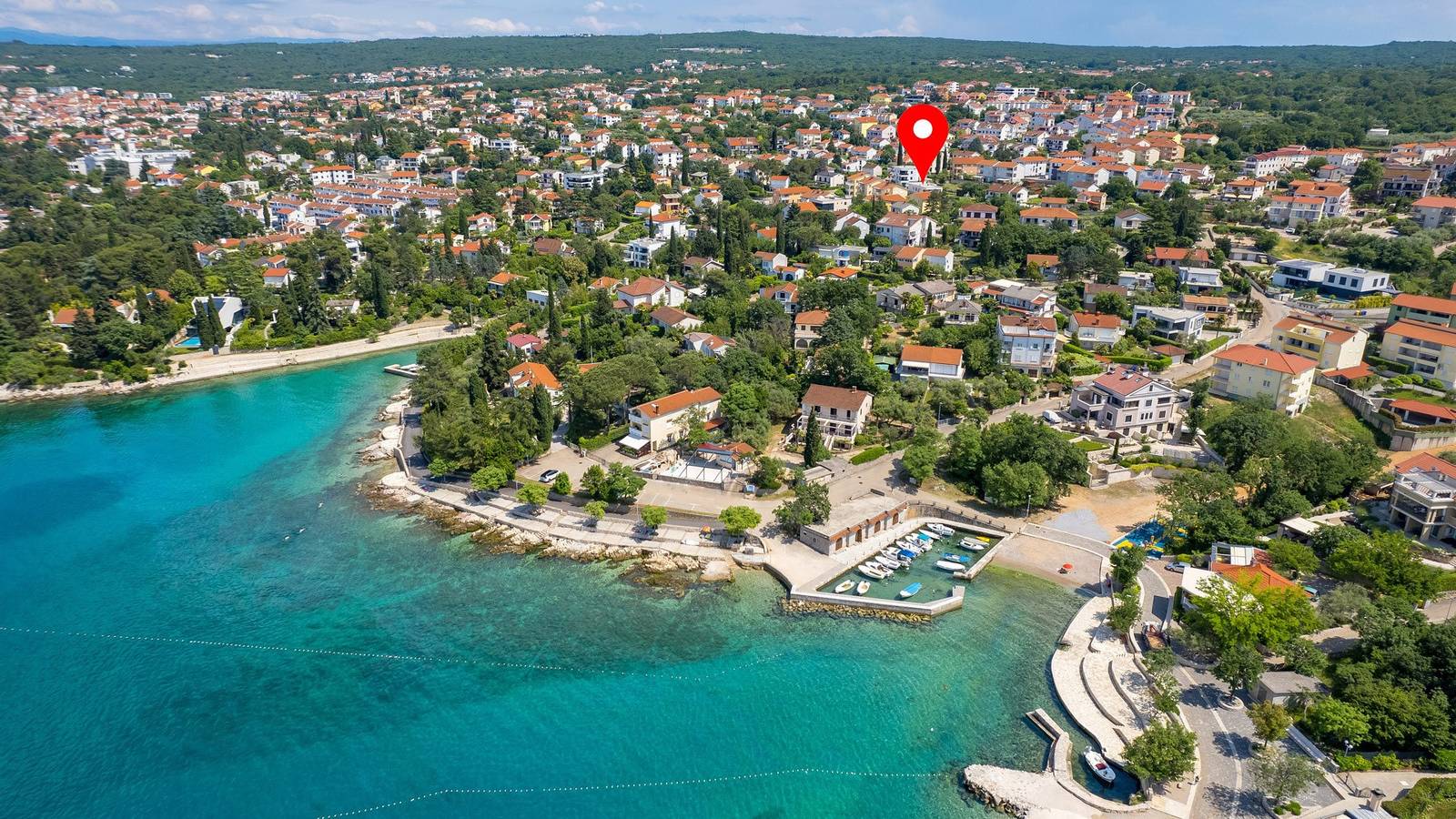 Stilvolle Villa Metra Maris2 mit Meerblick und Pool auf Krk in Zidarici, Krk