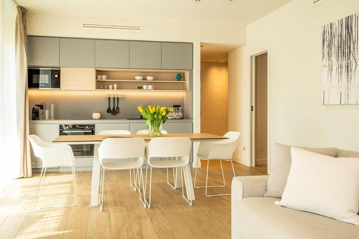 Ferienhaus für 4 Personen, mit Seeblick und Ausblick sowie Terrasse, mit Haustier
