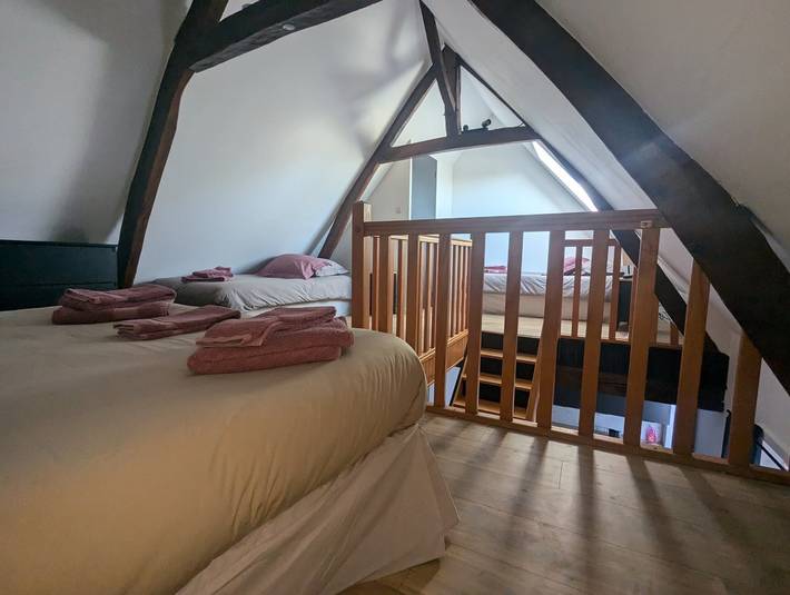 Gîte pour 6 personnes, avec jardin ainsi que piscine et terrasse, animaux acceptés à Rue (homonymie) - 4