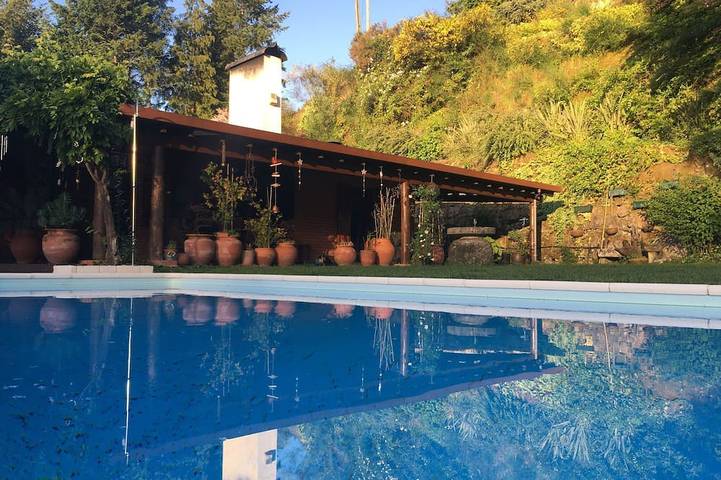 Ferienhaus für 6 Personen, mit Balkon und Garten