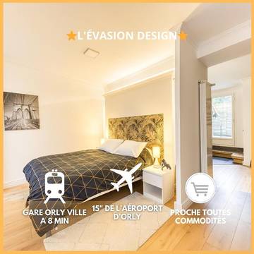 Gîte pour 2 personnes, avec terrasse à Orly (Île de France)