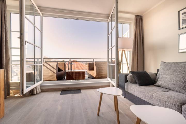 Ferieleilighet for 4 personer, med balkong og utsikt i Binz