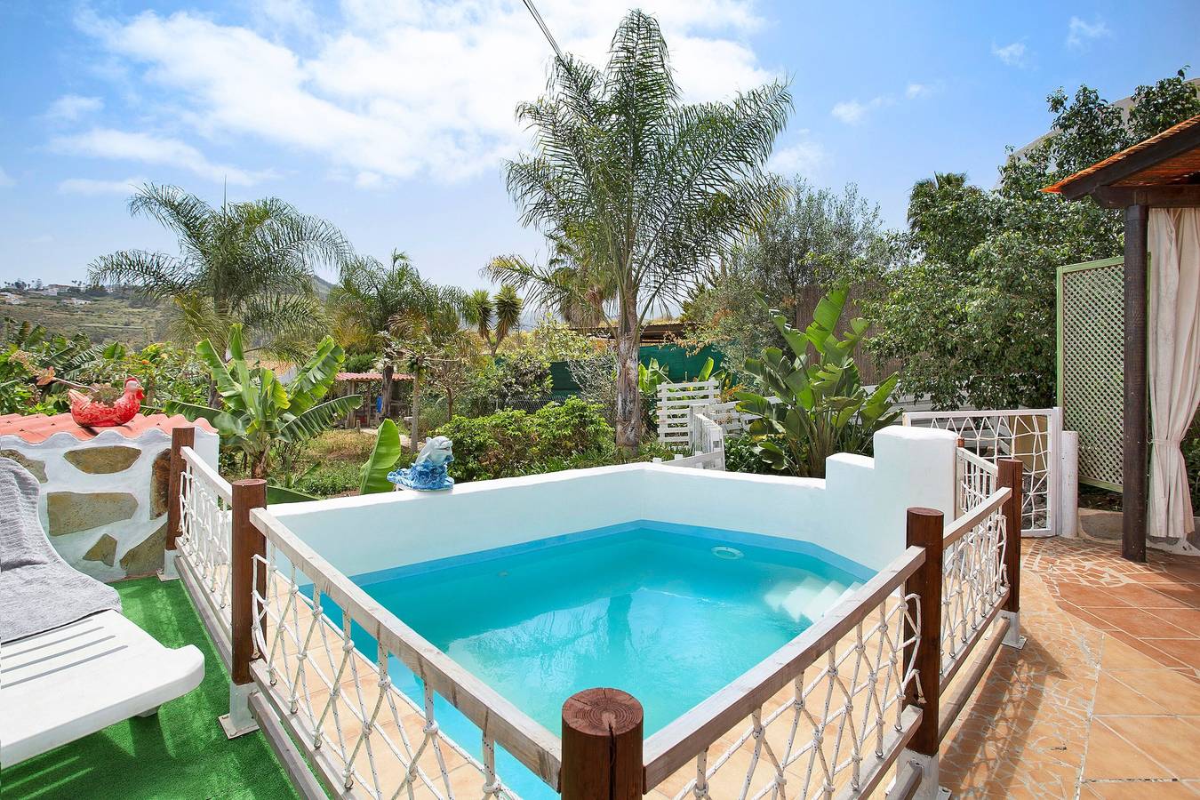Villa 'Casa Las Flores' con vistas a la montaña in Moya, Gran Canaria Norte