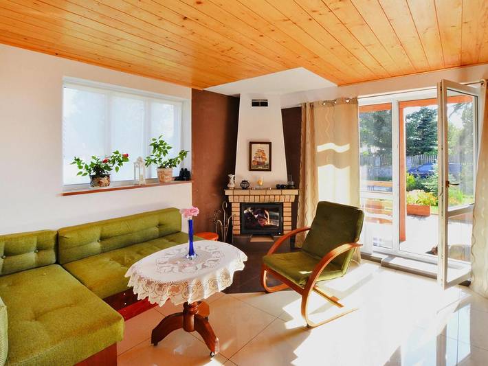 Ferienhaus am See, privater Garten in Westpommern