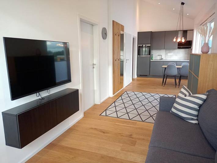 Ferienwohnung für 2 Personen, mit Terrasse und Ausblick in Utzstetten