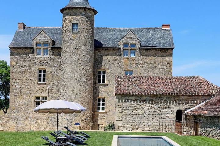 Château pour 12 personnes, avec piscine dans le Tarn-et-Garonne