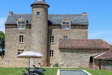 Château pour 12 personnes, avec piscine dans le Tarn-et-Garonne