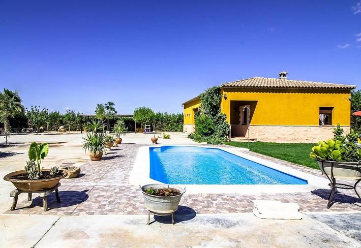 Casa rural con piscina para 6 personas, con jardín en Sierra Sur de Sevilla - 3