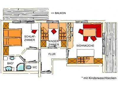 Ferienwohnung für 5 Personen, mit Sauna und Pool sowie Garten, kinderfreundlich in Rauris - 4