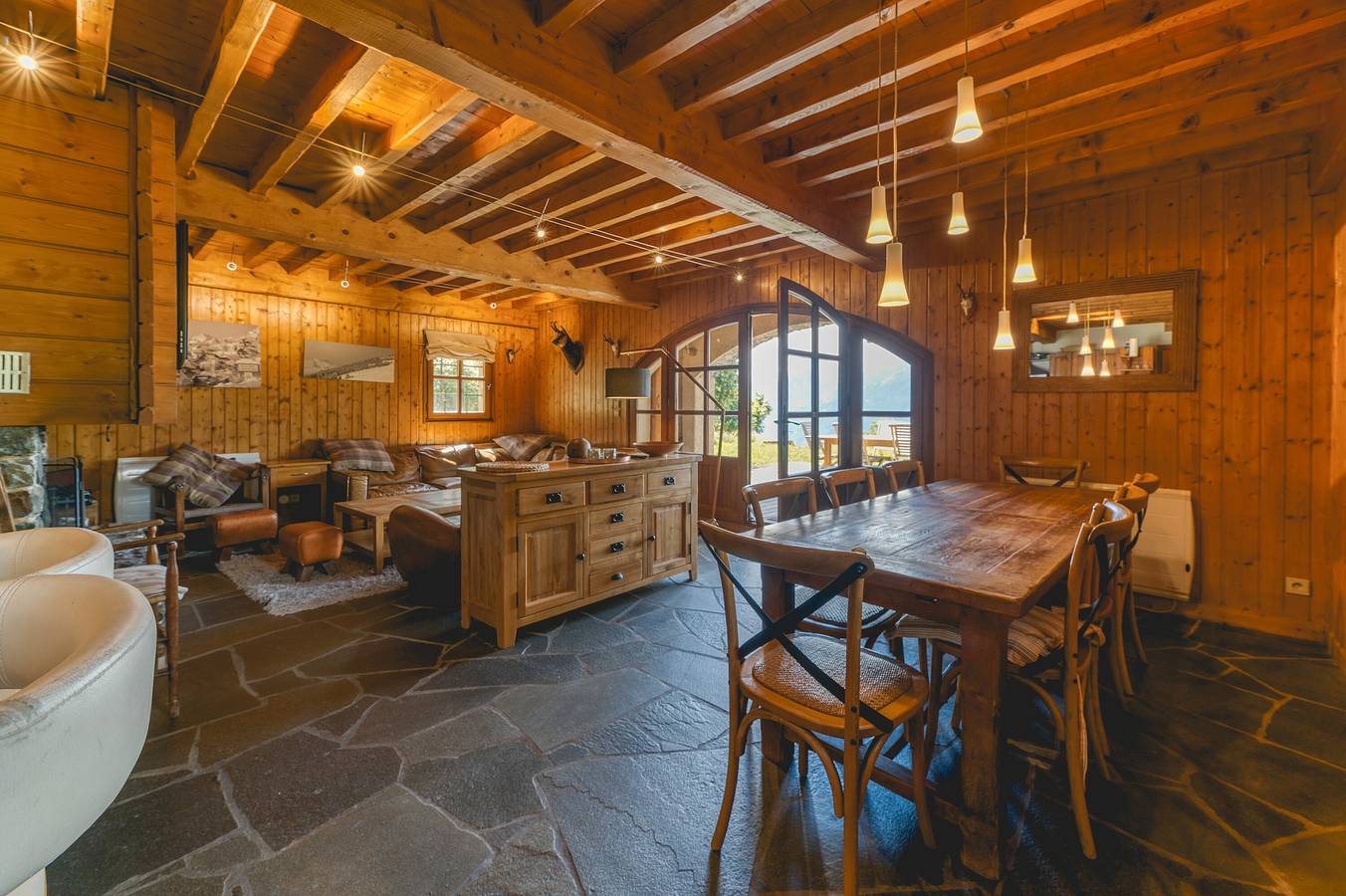 Chalet "Gabbro- Moderne Tout Confort" avec vue sur la montagne, terrasse privée et Wi-Fi in Villard-Reculas, Parc national des Écrins