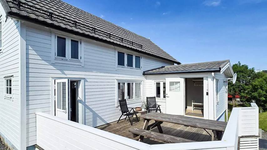 Ferienhaus für 7 Personen, mit Garten