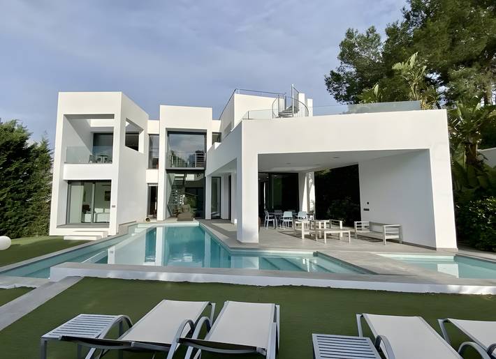 Ferienhaus für 8 Personen, mit Garten auf Ibiza