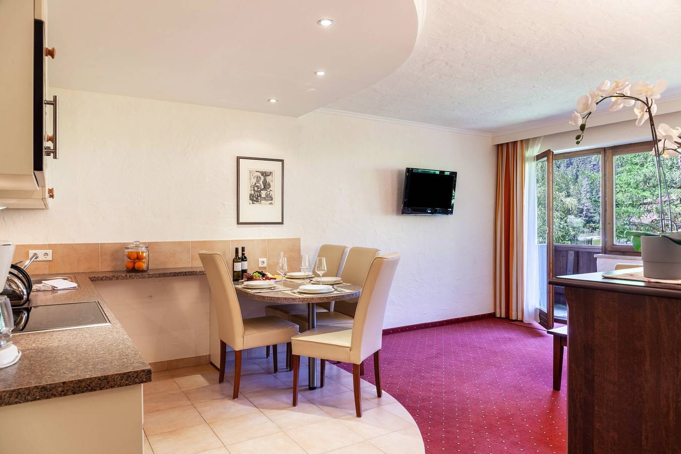 Ganze Wohnung, Ferienwohnung W7 Haus Ganghofer mit Bergblick, Balkon und Wlan in Leutasch, Innsbruck Land