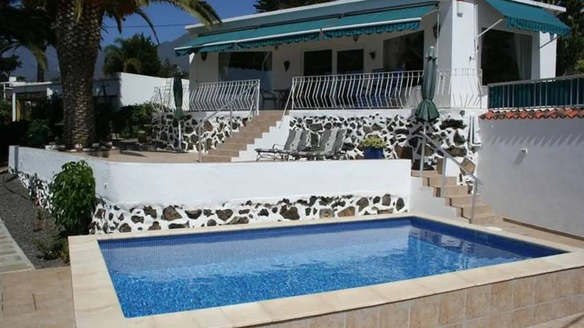 Bungalow für 5 Personen, mit Garten und Pool auf La Palma