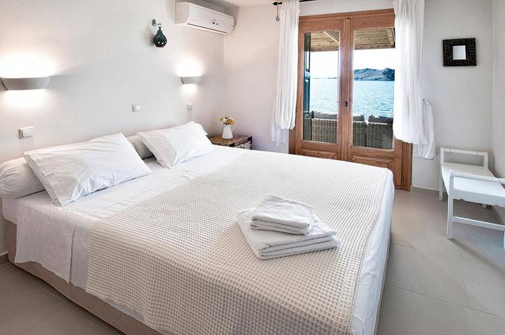 Ferienhaus für 2 Personen, mit Kinderpool und Ausblick sowie Pool und Garten in Petra (Griechenland) - 4