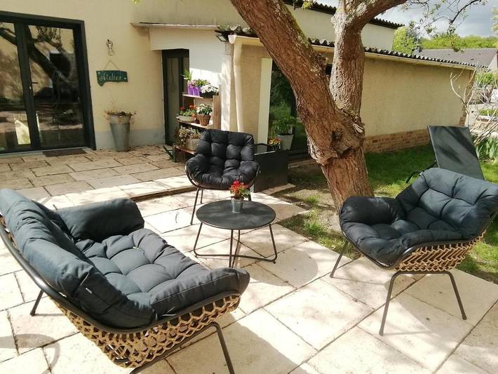 Appartement de vacances pour 4 personnes, avec jardin