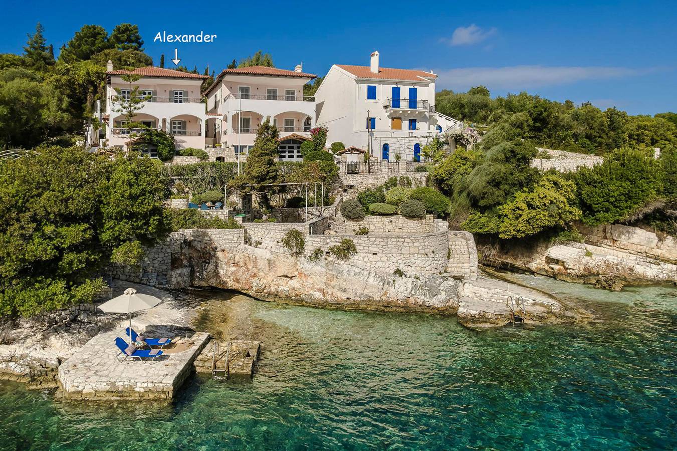 Alexander in Fiskardo, Kefalonia