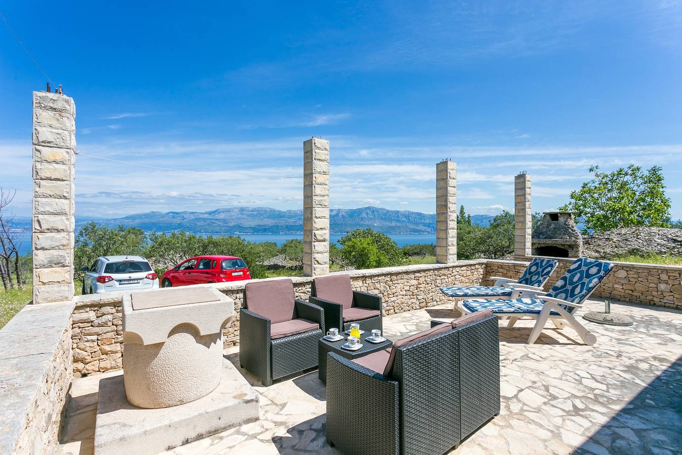Casa de una habitación con terraza y vista al mar Supetar, Brac K-17330 in Supetar, Brac