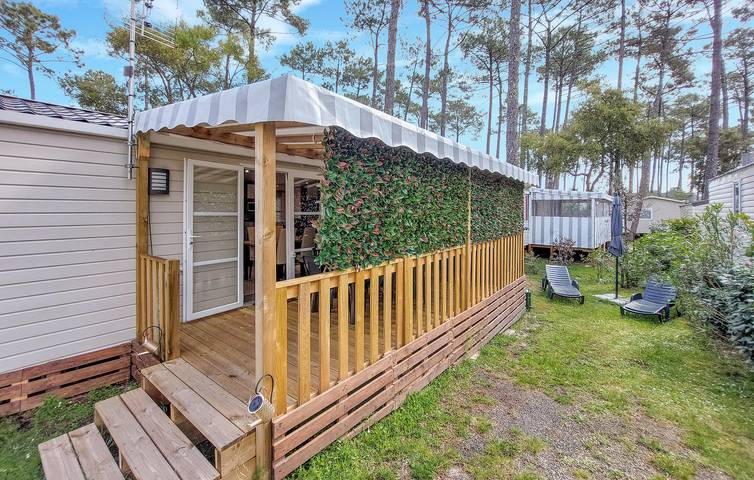 Camping pour 8 personnes, avec terrasse et piscine ainsi que jacuzzi et jardin dans les Landes - 2