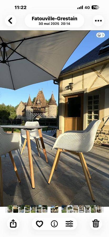 Le relais du Château in Fatouville-Grestain, Côte de Grâce