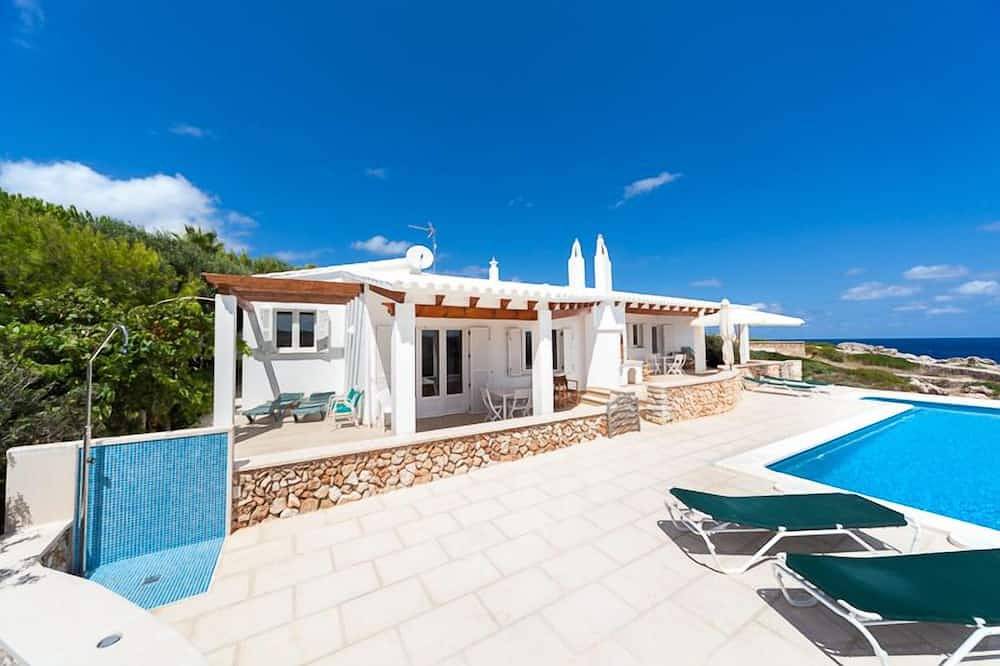 Sea Frontline House With 180 Degree Panoramic Sea Views in Arenal d'en Castell, Es Mercadal