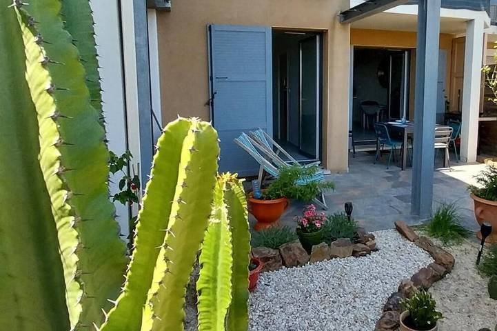 Location de vacances pour 4 personnes, avec jardin à Collioure