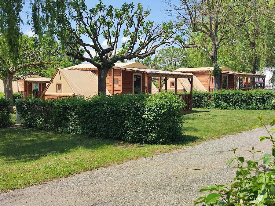 Camping Les Pres Hauts - Sites et Paysages  - Alojamiento 4 personas - Cabaña Valbelle in Sisteron, Forcalquier region