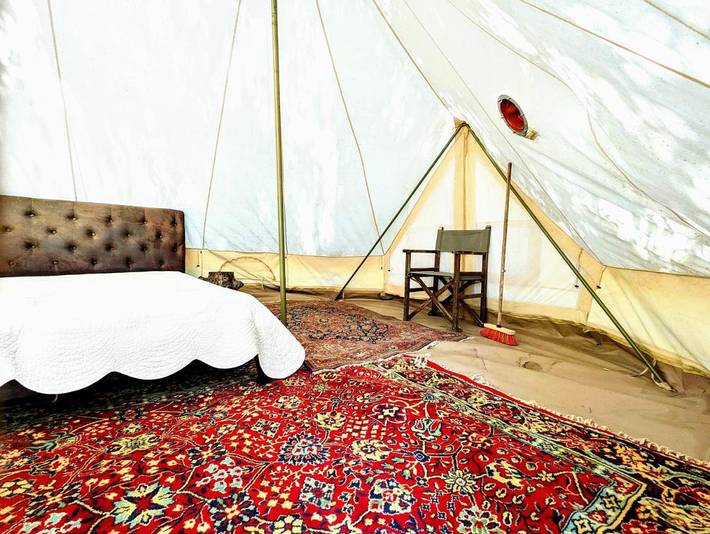 Camping pour 10 personnes, avec vue et terrasse, animaux acceptés dans Drôme provençale - 3