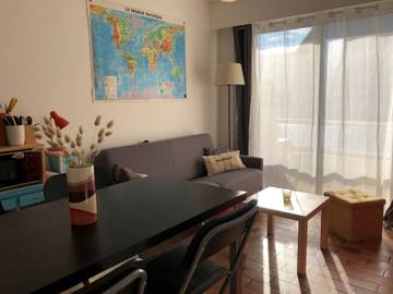 Gîte pour 2 personnes, avec balcon, animaux acceptés dans Plage des Demoiselles