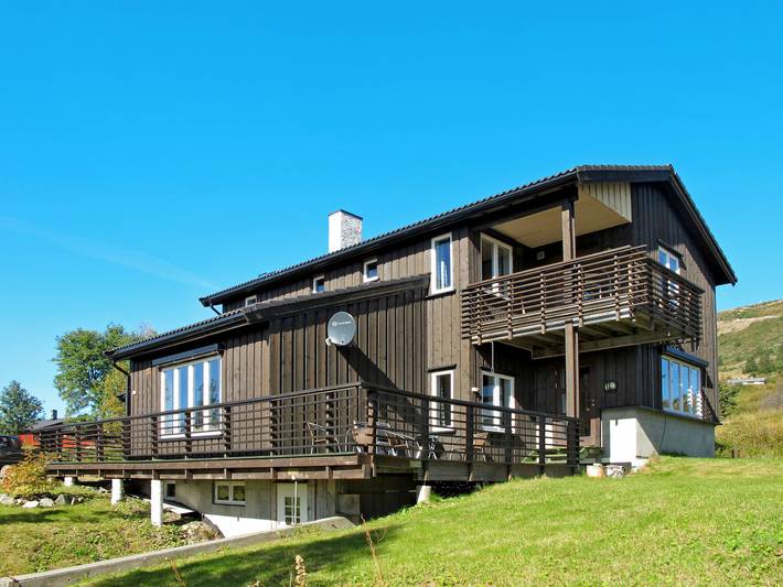 Ferienhaus für 8 Personen, mit Terrasse und Garten sowie Sauna in Skeikampen