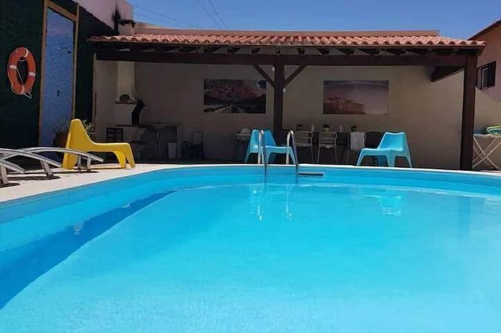 Maison de vacances pour 6 personnes, avec balcon et jardin à Nazaré
