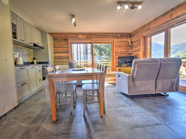 Gîte pour 6 personnes, avec Balcon à Montriond