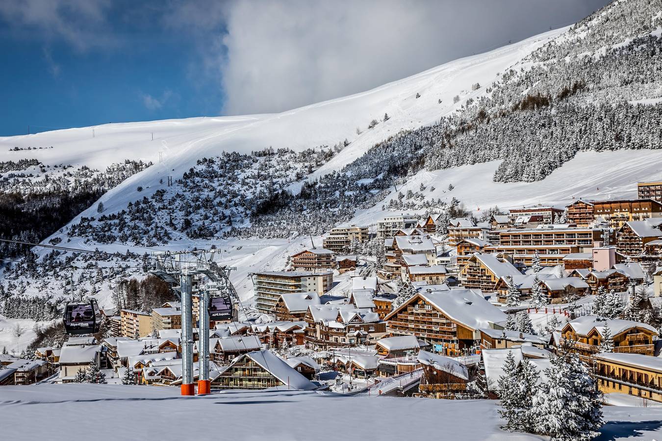 Ganze Wohnung, Résidence Daria-I Nor - 3-Zimmer-Holzhütte für 6 Personen in L'Alpe d'Huez, Nationalpark Écrins