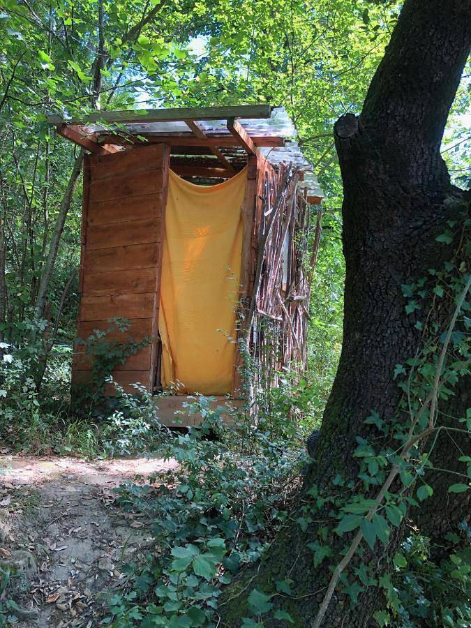 Yourte dans la forêt in Rennes-les-Bains, Parc naturel régional Corbières-Fenouillèdes