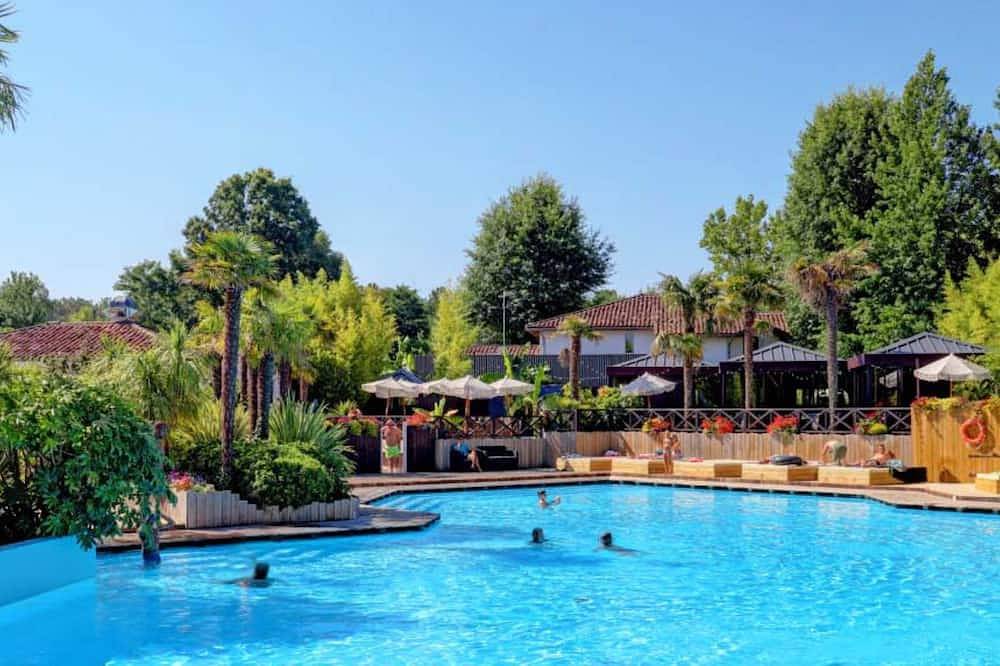 Cottage Parks Le Sen Yan Village Tropical - 3bed mobile home sleeps 6 in Mézos, Côte d’Argent