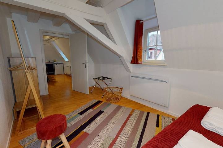 Appartement entier, Lazare ac 103m2 avec terrasse city center 4br 2bth in Colmar, Région de Colmar