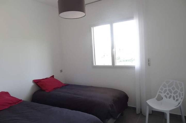 Entire apartment, Superb 3-room apartment with view of the sea, mountains & vineyards in Saint-Florent, Calvi region