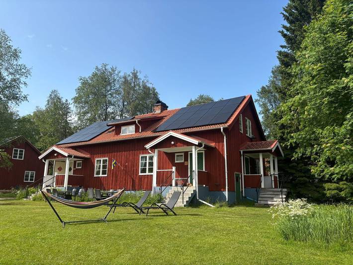 Ferienwohnung für 4 Personen, mit Sauna und Garten sowie Ausblick, mit Haustier in Schweden