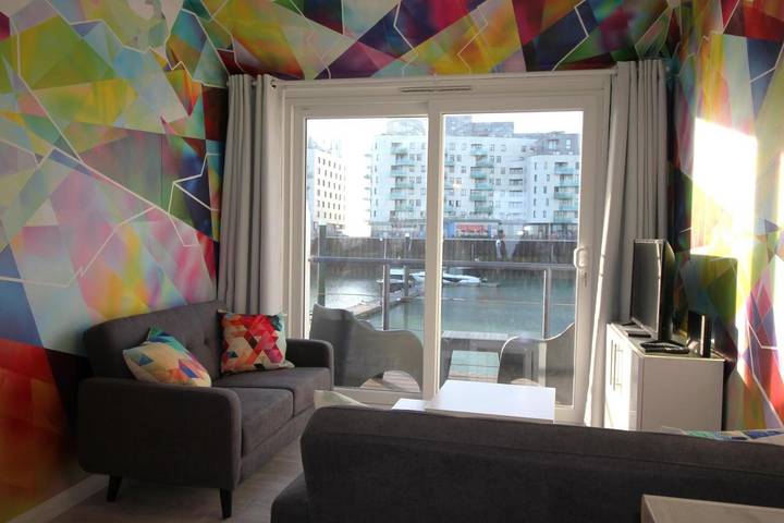 Holiday rental for 2 people, with Balcony and View in Brighton Marina