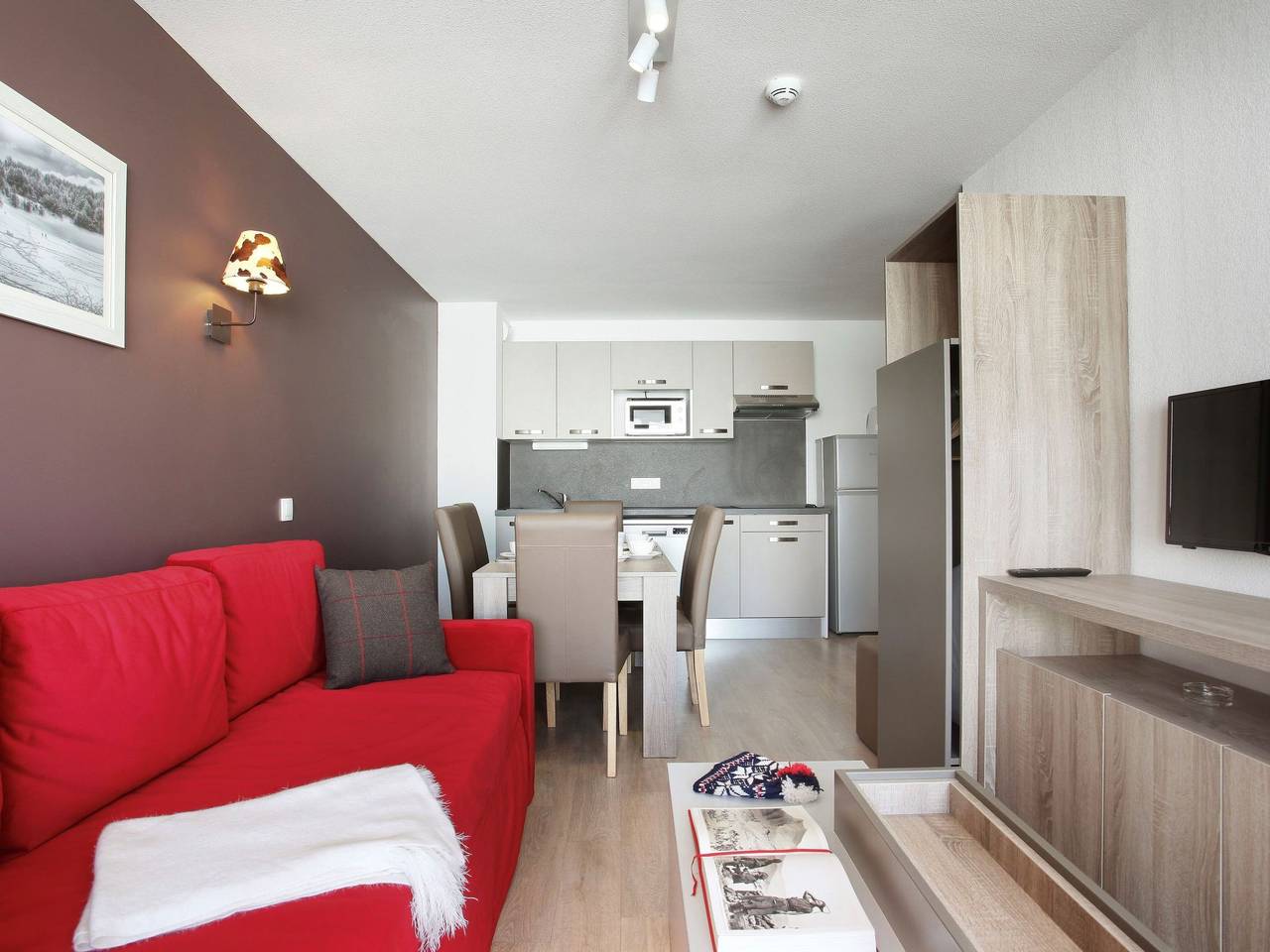 Entire apartment, Front de Neige in Plagne Villages, La Plagne-Tarentaise
