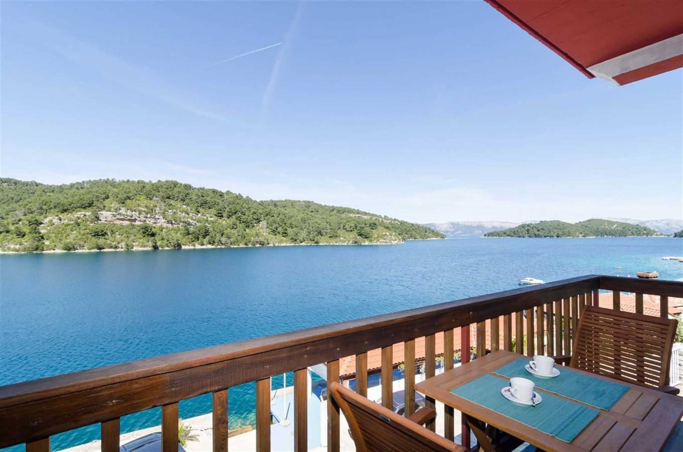Ganze Wohnung, Levanat Apartment mit 1 Schlafzimmer, Balkon und Meerblick in Mljet